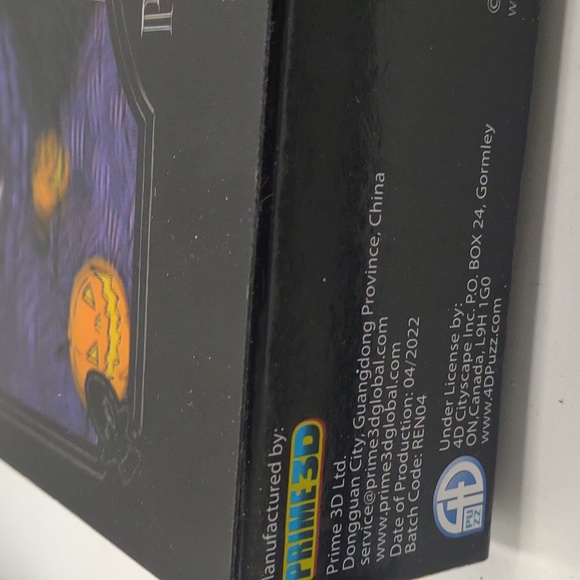 Disney The Nightmare Before Christmas Jack Sally Prime 3D Puzzle 500pcs 24”x18” - Picture 6 of 6